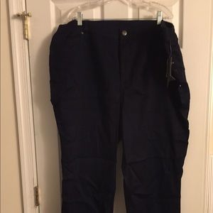 Navy lightweight pants - Jean look to them